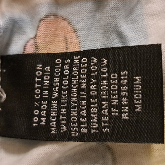 Super Colorful Graphic Women's Tee Size M 100% Cotton - Picture 6 of 6